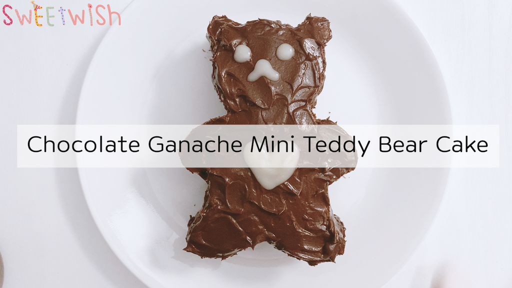Teddy Bear Chocolate Ganache Cake