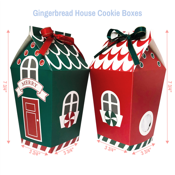 Gingerbread House Cookie Boxes