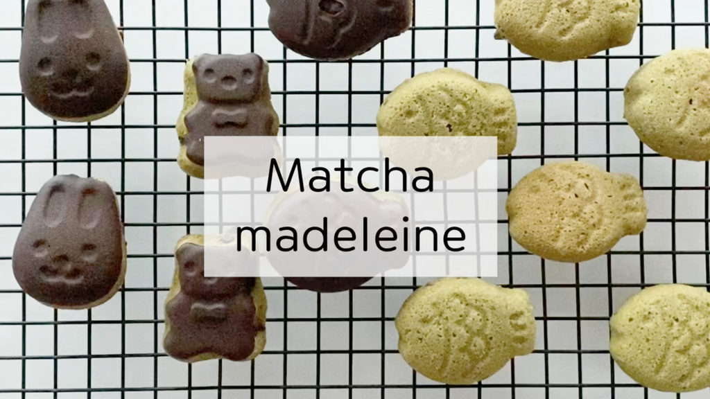 Matcha Chocolate Chip Madeleine 🌿