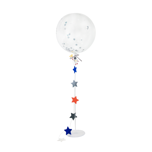 Space Star Confetti Bobo Balloon Set