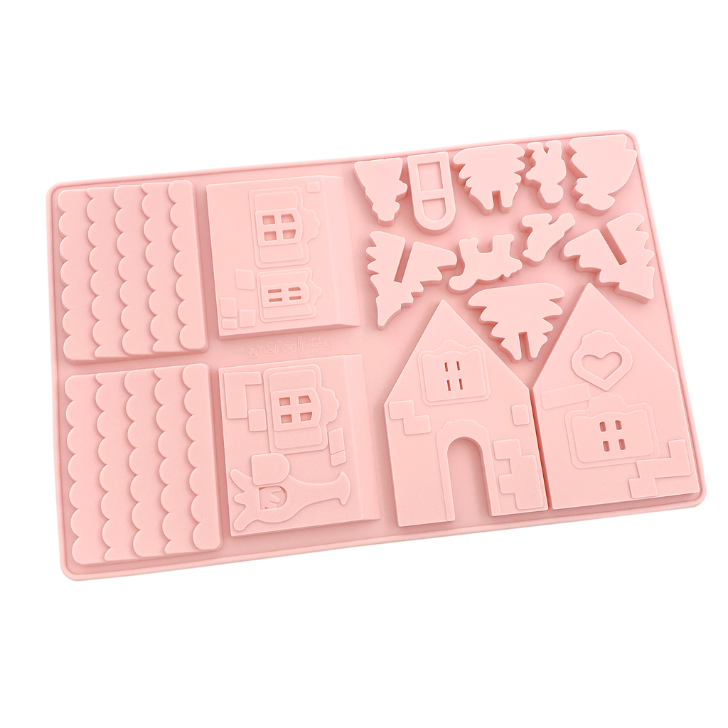 Silikomart Home Sweet Home Gingerbread House Silicone Mold 