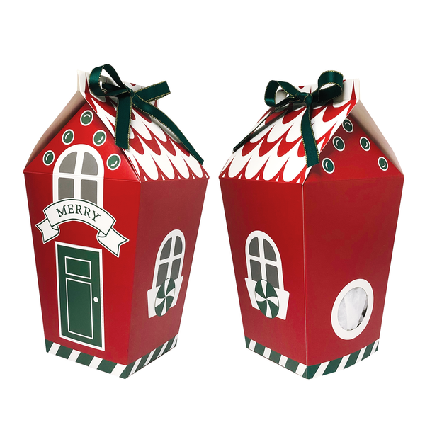 gingerbread house gift box for candy, cookies, chocolate and small gifts