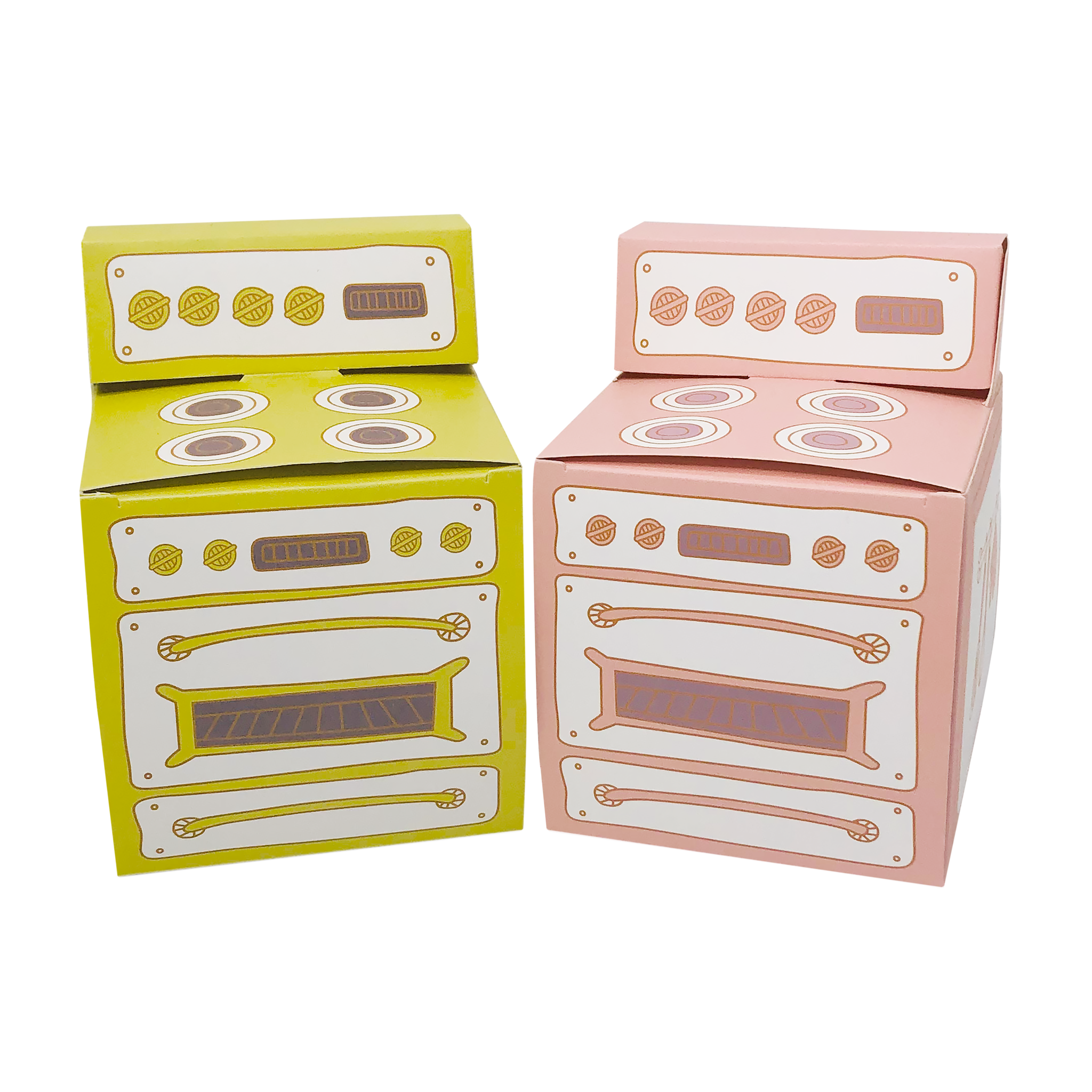 Retro Oven Cupcake Boxes